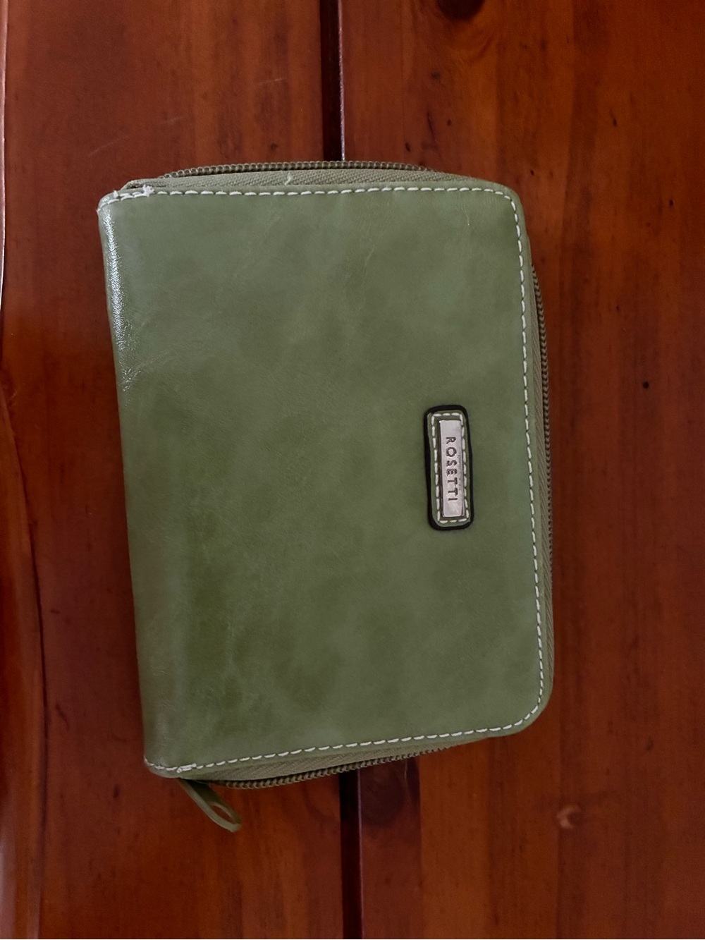 Rosetti Green Zip-Around Men's Wallet